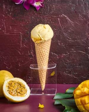 Cono Doble: Maracuyá y Mango vista 1